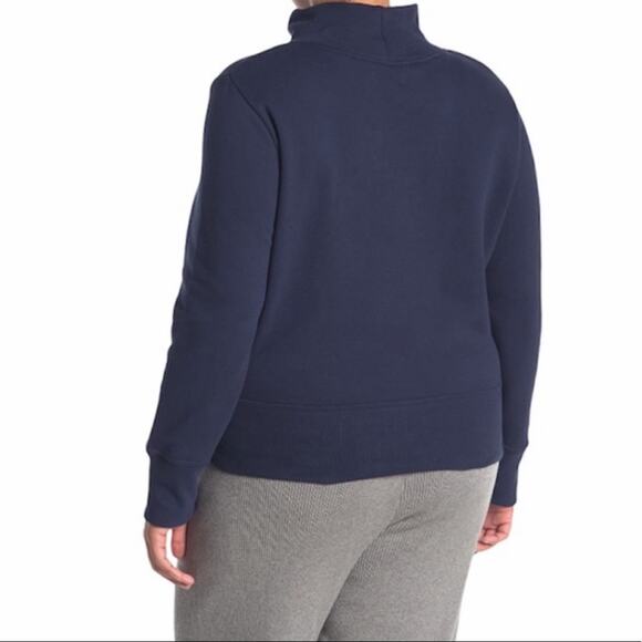 Madewell Turtleneck Sweatshirt In Deep Navy-S - Picture 2 of 6